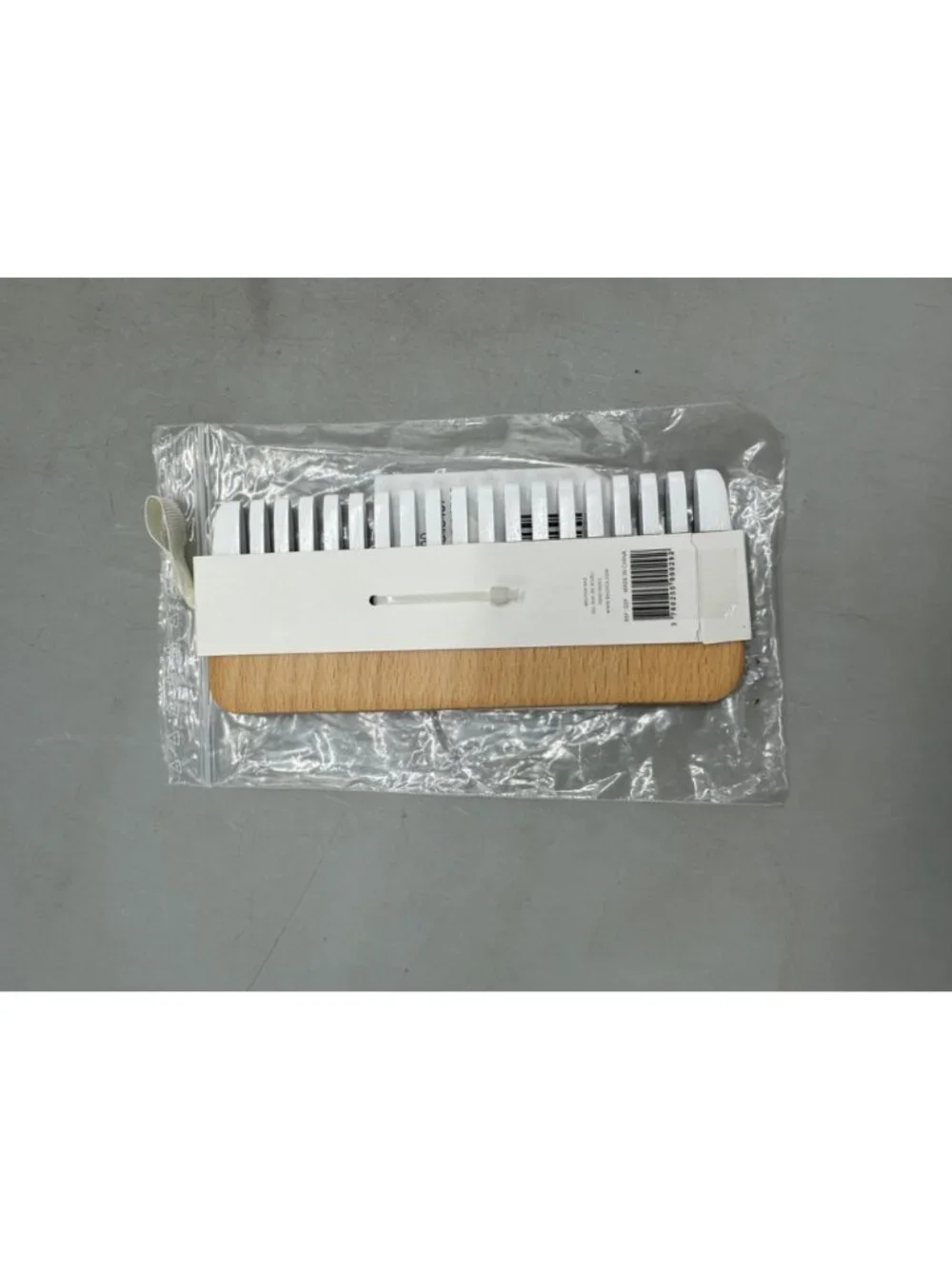Bachca Paris Wide Tooth Detangling Comb For Thick Hair Wooden Handle White READ